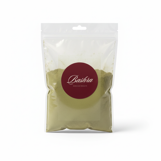 Natural Moroccan herb for hair strengthening and smoothing by Bashra Beauty