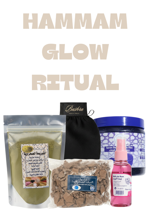 Complete Hammam Glow Ritual Bundle - 6-Piece Moroccan Spa Set