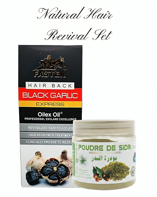 Natural Hair Revival Set – 2-piece hair growth and care bundle by Bashra Beauty