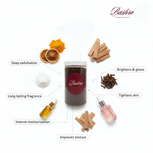 Bashra Sudanese Delka 1000g – Deep Exfoliation, Brightens, Moisturizes, Tightens Skin, Long-Lasting Fragrance